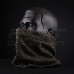 Бафф Гексагон с утяжкой,шарф-труба флис соты Хаки