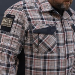 Тактична мілітарі Сорочка FCT Blackbeard демісезон в клітинку Тан (3 номер)