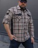 Тактическая милитари Рубашка FCT Blackbeard демисезон в клетку Тан (3 номер) 40-42/3