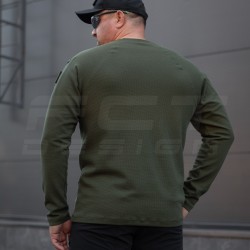 Лонгслив длинный рукав Зара хаки