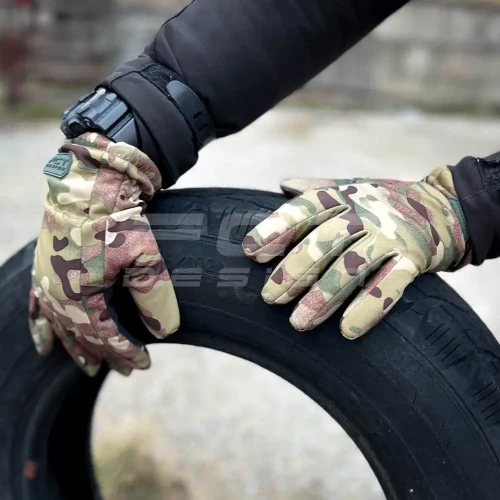 Рукавиці Софтшел мультикам з Тачскріном утеплені  M M