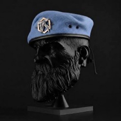 Берет Капля светло-голубой в сборе СБС Сил беспилотных систем ВСУ