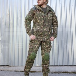 Костюм Горка-5 зимний на флисе Хищник с наколенниками и налокотниками