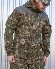 Костюм Гірка 5 зимовий на флісі з наколінниками и налокотниками хижак