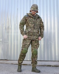 Костюм Гірка 5 зимовий на флісі з наколінниками и налокотниками хижак