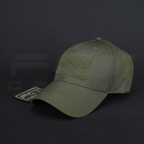 Кепка бейсболка тактична ріп стоп з липучкой хакі темний 56 56