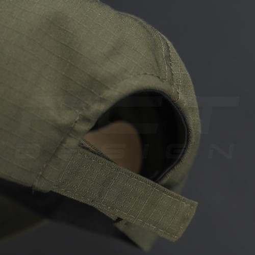 Кепка бейсболка тактична ріп стоп з липучкой хакі темний 56 56