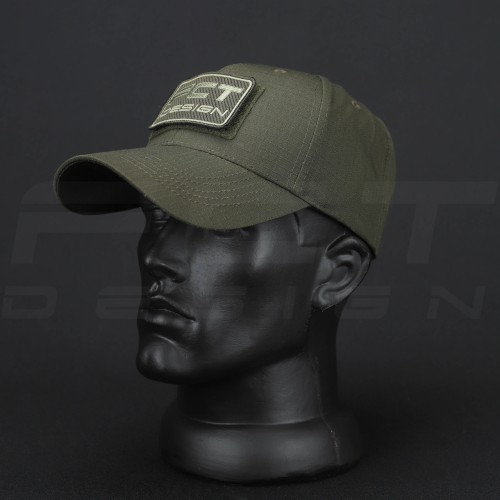 Кепка бейсболка тактична ріп стоп з липучкой хакі темний 56 56