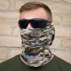 Шапка-маска балаклава ХБ пиксель ЗСУ