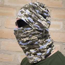 Шапка-маска балаклава ХБ пиксель ЗСУ
