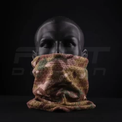 Бафф Гексагон с утяжкой,шарф-труба флис соты Мультикам