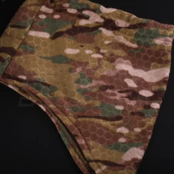 Бафф Гексагон с утяжкой,шарф-труба флис соты Мультикам