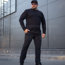 Лонгслив длинный рукав Зара черная