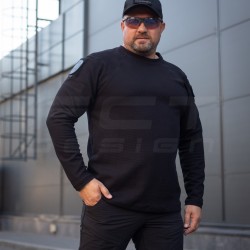 Лонгслив длинный рукав Зара черная