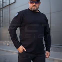 Лонгслив длинный рукав Зара черная