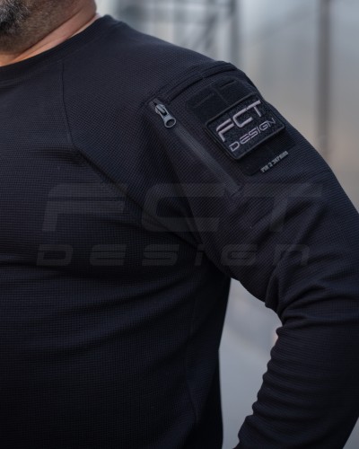 Лонгслів довгий рукав Зара чорна 44 44