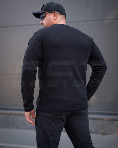 Лонгслів довгий рукав Зара чорна 44 44