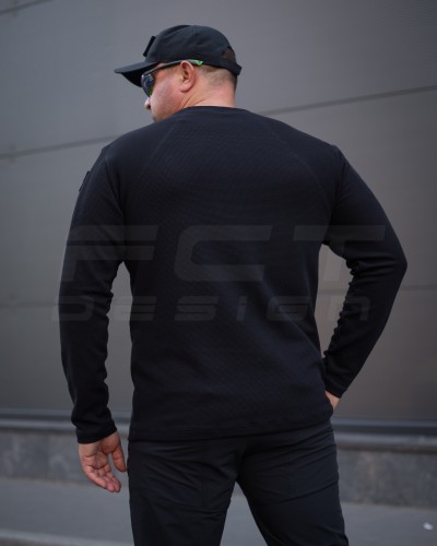 Лонгслів довгий рукав Зара чорна 44 44