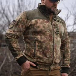 Кофта фліс тактична під резинку Хижак