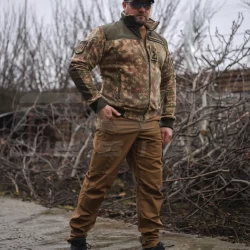 Кофта фліс тактична під резинку Хижак