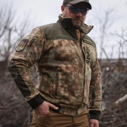 Кофта фліс тактична під резинку Хижак