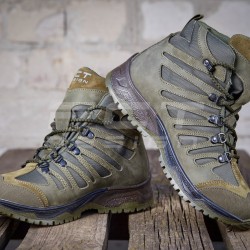 Ботинки тактические Викинг мембрана демисезонные хаки