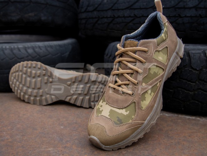 Кросівки тактичні літні Варяг тканина піксель ЗСУ