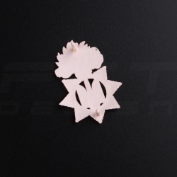 Беретний знак кокарда НГУ Національної Гвардії України Полум'я пластик