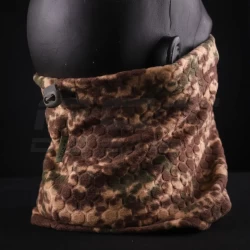 Бафф Гексагон с утяжкой,шарф-труба флис соты Хищник пиксель G-0822