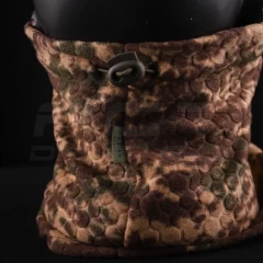 Бафф Гексагон с утяжкой,шарф-труба флис соты Хищник пиксель G-0822