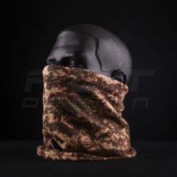 Бафф Гексагон с утяжкой,шарф-труба флис соты Хищник пиксель G-0822