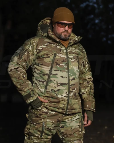 Куртка зимова Американка ріп-стоп фліс Мультикам S S