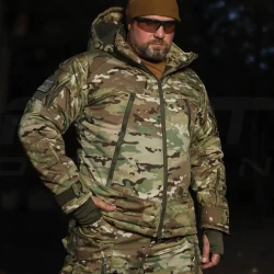 Куртка зимняя Американка рип-стоп флис Мультикам