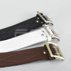 Ремень офицерский коричневый кожа