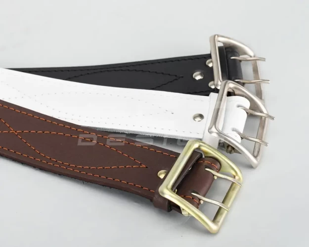 Ремінь офіцерський коричневий шкіра S S
