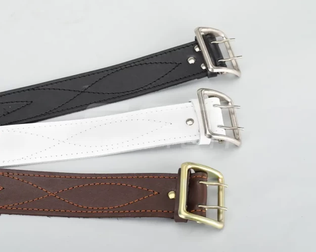 Ремінь офіцерський коричневий шкіра S S