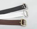 Ремінь офіцерський коричневий шкіра S S