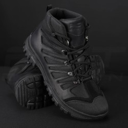 Ботинки тактические Викинг мембрана демисезонные черные
