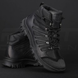 Ботинки тактические Викинг мембрана демисезонные черные
