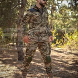 Костюм Горка 5 зимняя слимтекс пиксель ВСУ с налокотниками и наколенниками