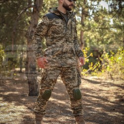 Костюм Горка 5 зимняя слимтекс пиксель ВСУ с налокотниками и наколенниками