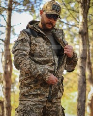 Костюм Гірка 5 зимовий слімтекс з налокітниками та наколінниками піксель ЗСУ