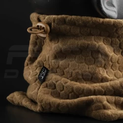 Бафф Гексагон с утяжкой,шарф-труба флис соты Койот