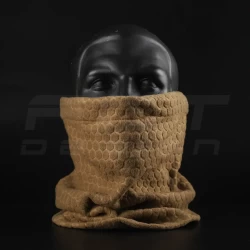 Бафф Гексагон с утяжкой,шарф-труба флис соты Койот