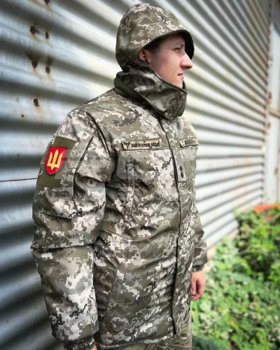 Бушлат зимний Дюспо утепленный пиксель ВСУ 40-42/3