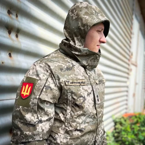 Бушлат зимний Дюспо утепленный пиксель ВСУ 40-42/3