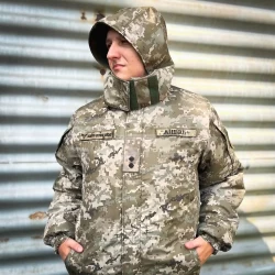 Бушлат зимний Дюспо утепленный пиксель ВСУ