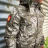 Бушлат зимний Дюспо утепленный пиксель ВСУ 40-42/3