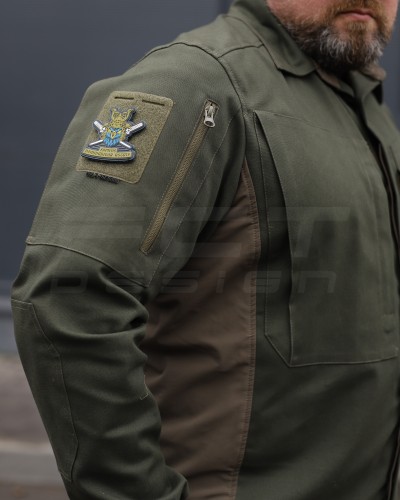 Тактическая милитари Рубашка Сталкер FCT конвас стрейч хаки  40-42/3