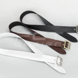 Ремень офицерский черный кожа